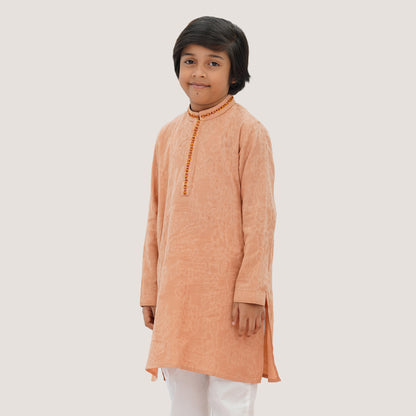 Boys' Peach Panjabi
