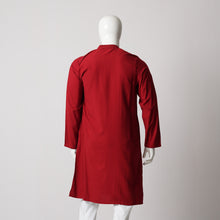 Load image into Gallery viewer, MENS KARCHUPI PANJABI-BURGUNDY
