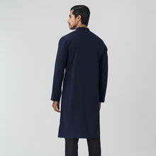 Load image into Gallery viewer, Mens Navy Karchupi Panjabi
