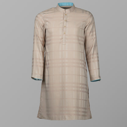 Mens Beige Panjabi