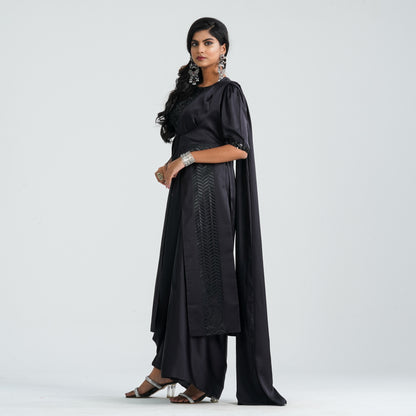 Women’s Silk Pant Saree with Jacket