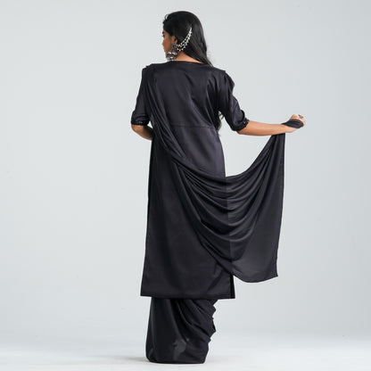Women’s Silk Pant Saree with Jacket