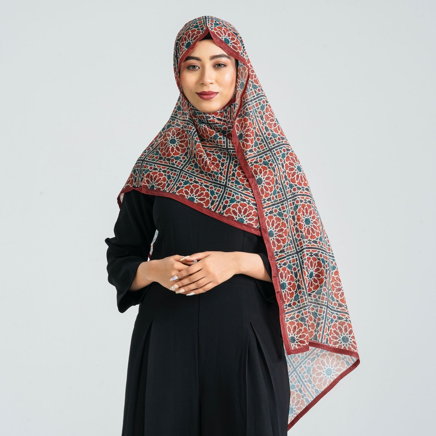 Women’s Blended Silk Digital Printed Scarf