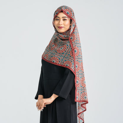 Women’s Blended Silk Digital Printed Scarf