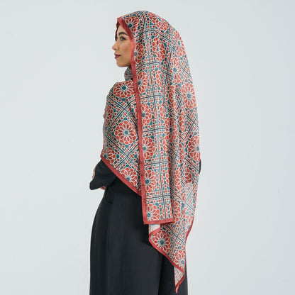Women’s Blended Silk Digital Printed Scarf