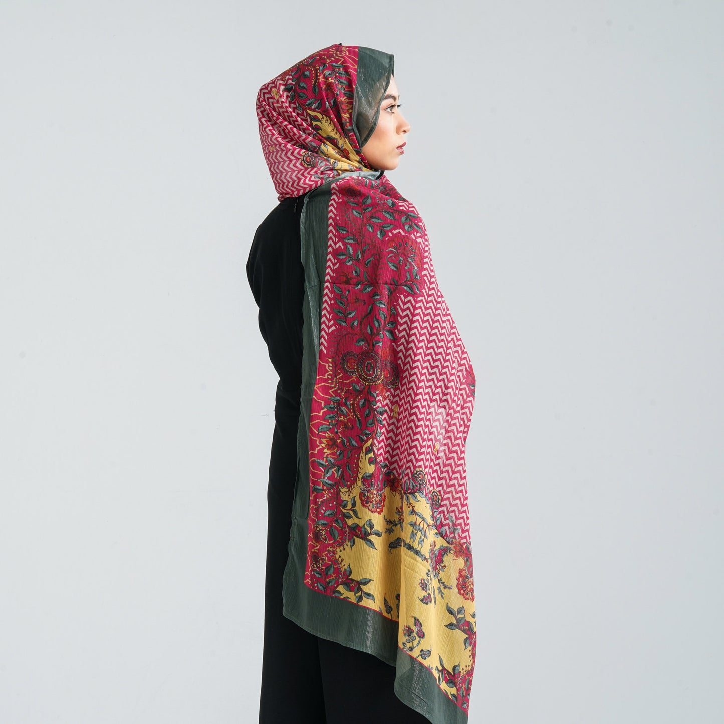 Women’s Blended Silk Digital Printed Scarf