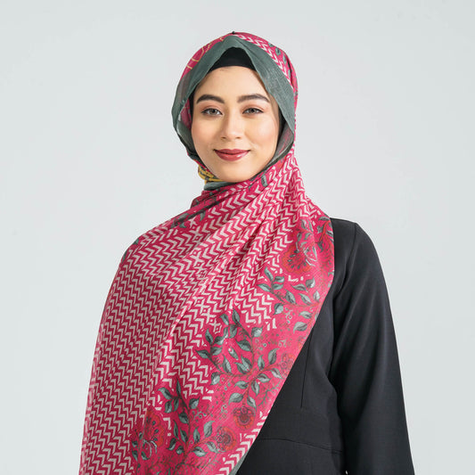 Women’s Blended Silk Digital Printed Scarf
