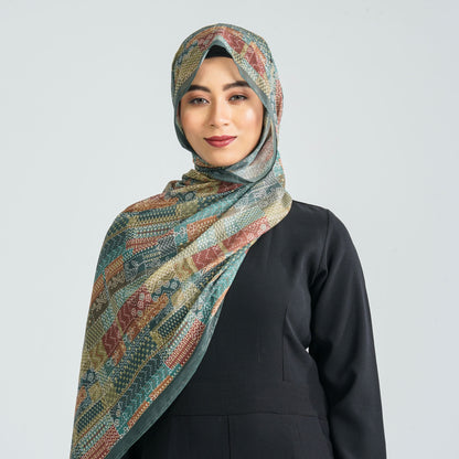 Women’s Blended Silk Digital Printed Scarf