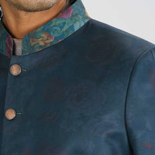 Load image into Gallery viewer, Men&#39;s Green Floral Sherwani
