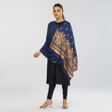 Load image into Gallery viewer, Womens Blue Shawl
