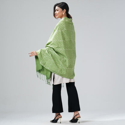 Ethnic Green Shawl