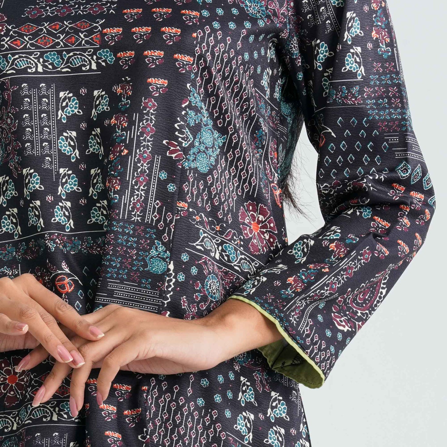 Women’s Digital Printed Silk Top