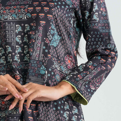 Women’s Digital Printed Silk Top