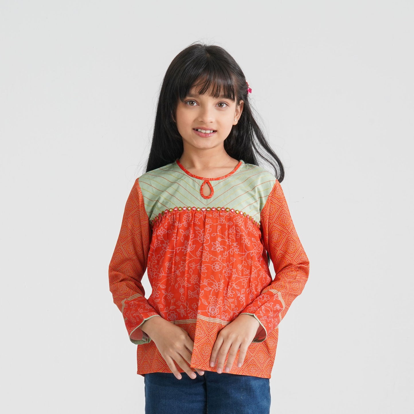 Girl's Orange Tunic