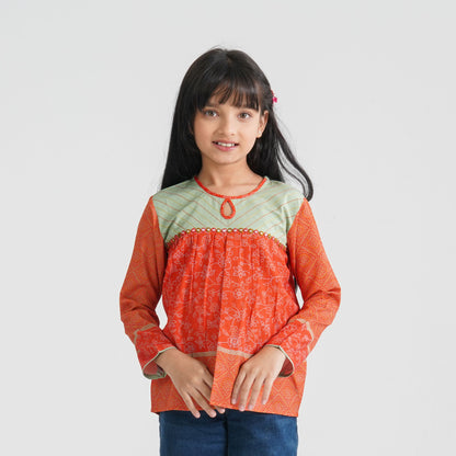 Girl's Orange Tunic