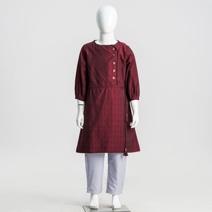 GIRLS TEEN TUNIC-MAROON
