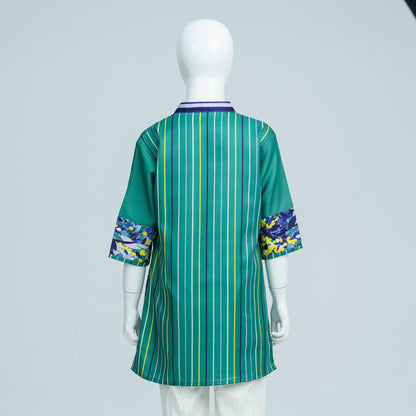 Teen Girls Pistacio Green Tunic