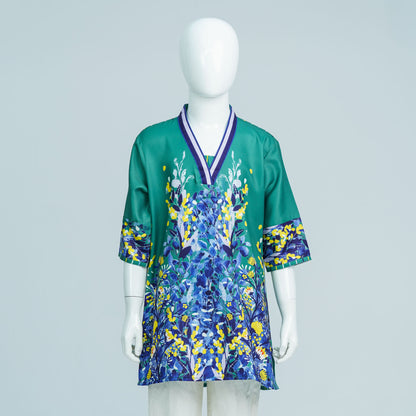 Teen Girls Pistacio Green Tunic