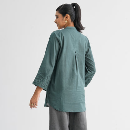 Women’s Green Cotton Tunic