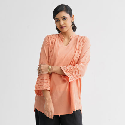Women’s Peach Cotton Tunic