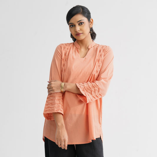 Women’s Peach Cotton Tunic