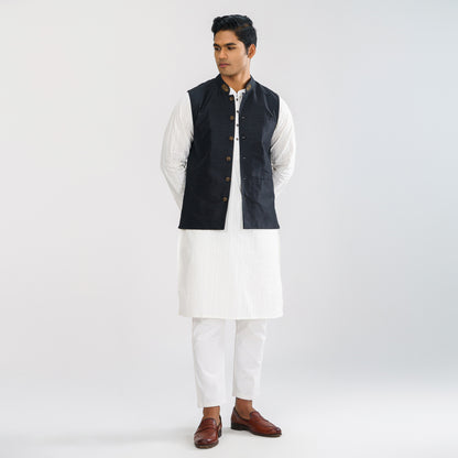 Men Black Karchupi Vest