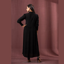 Load image into Gallery viewer, Ladies&#39; Black Georgette Dress
