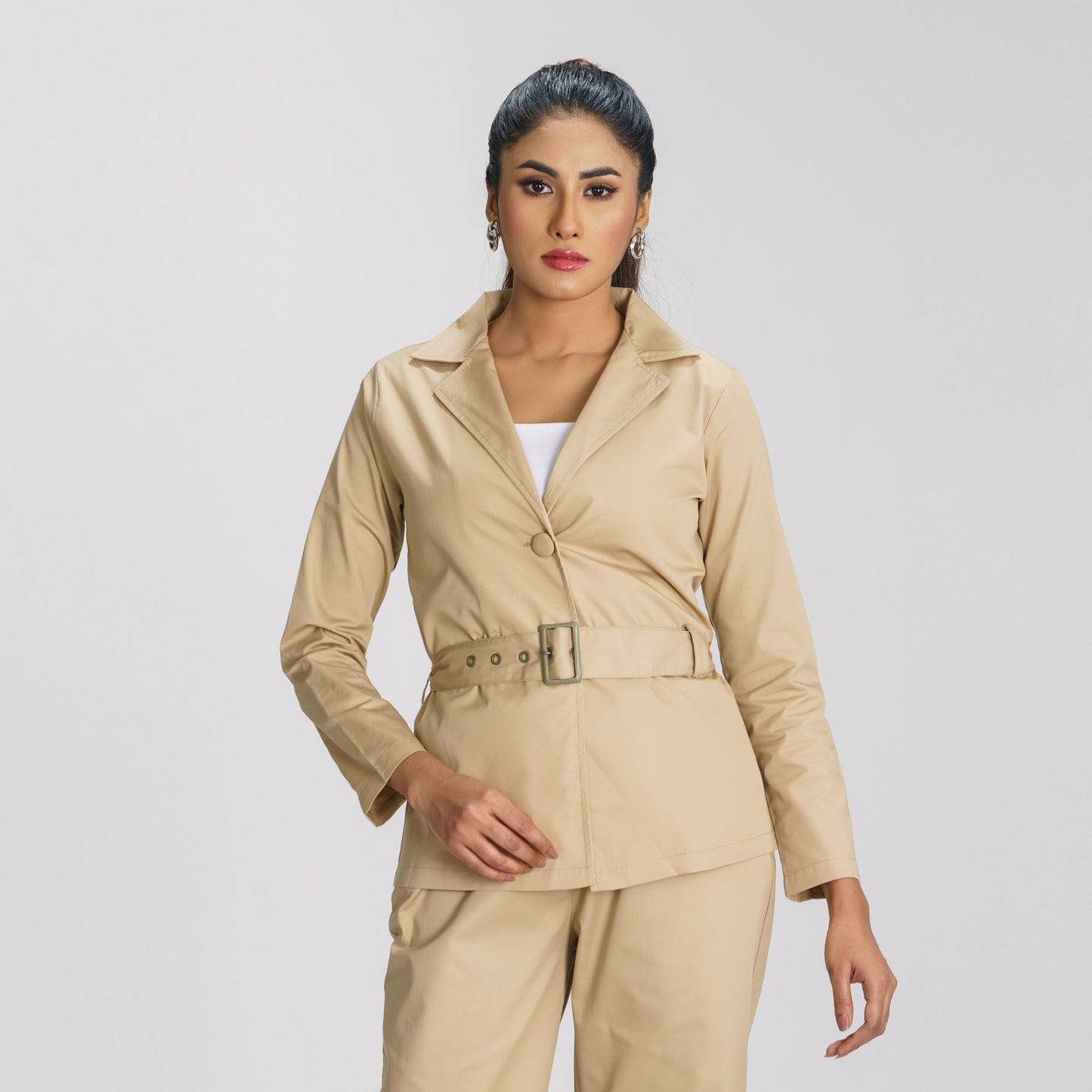 Womens Beige Jacket