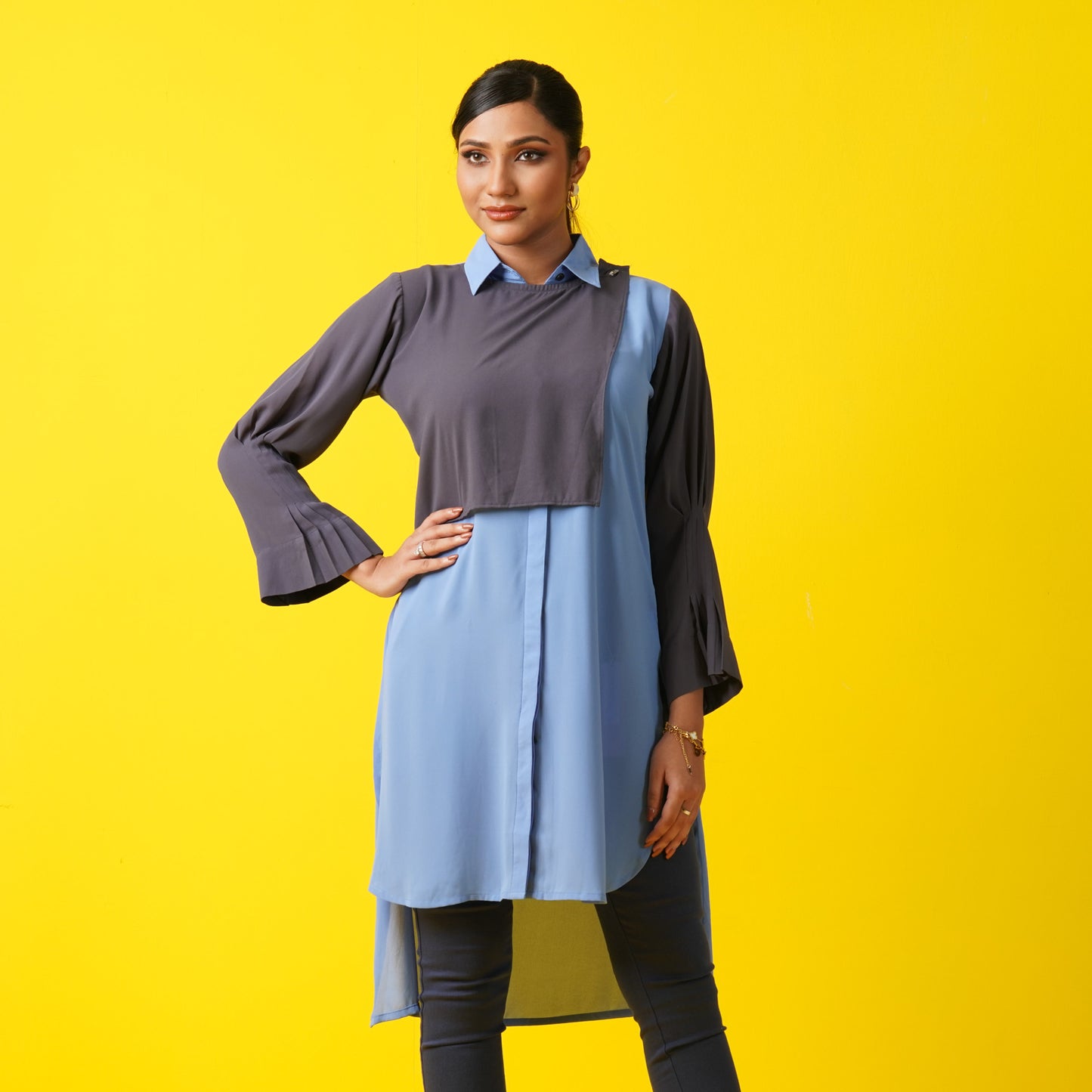 Womens Tunic-Blue