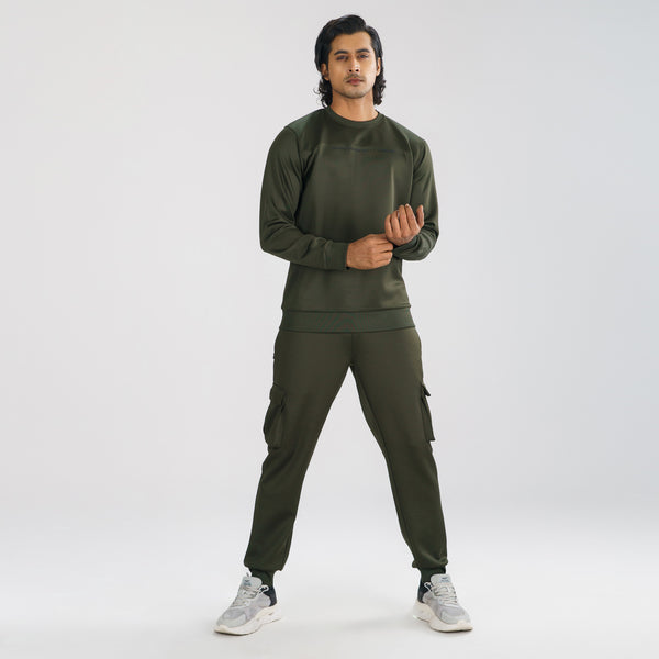 Mens Olive Joggers