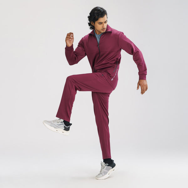 Mens Joggers-Maroon