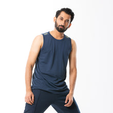 Load image into Gallery viewer, MENS TANK TOP-NAVY BLUE
