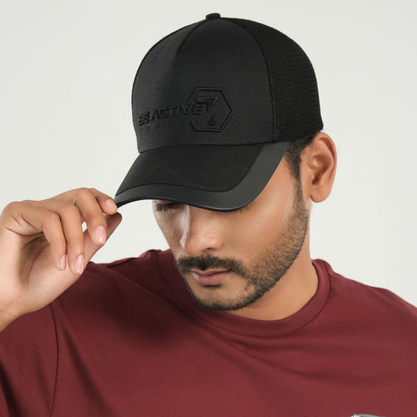 MENS CAP-BLACK