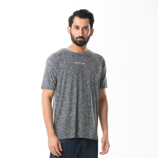 Mens Black Activewear T-Shirt