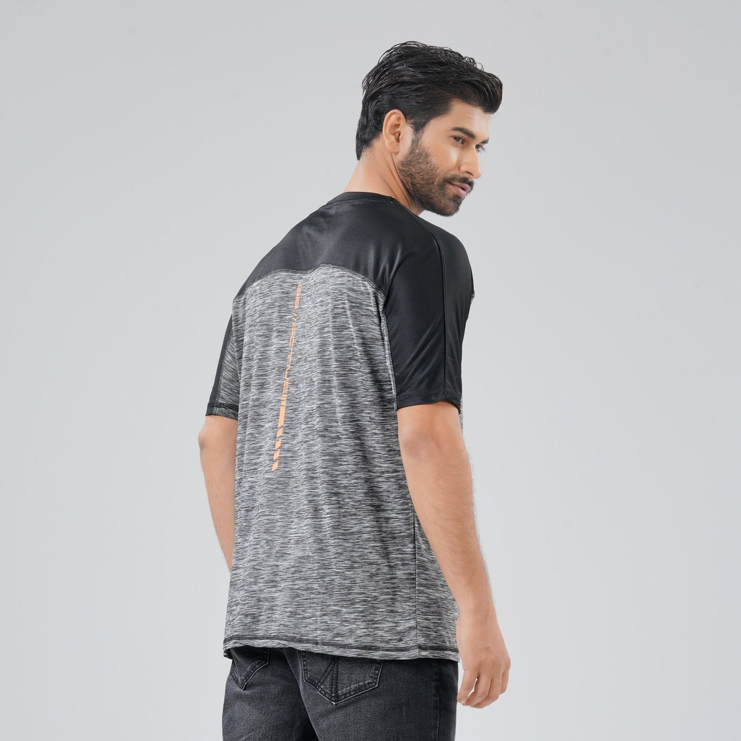 Mens Black Print T-Shirt