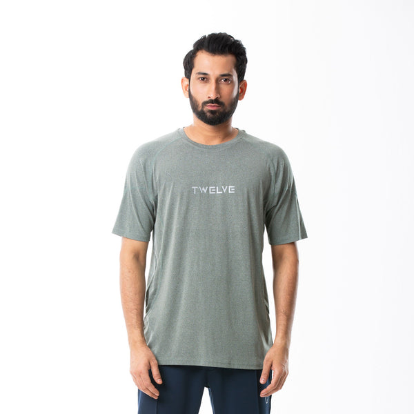 Men's Green Activewear T-Shirt