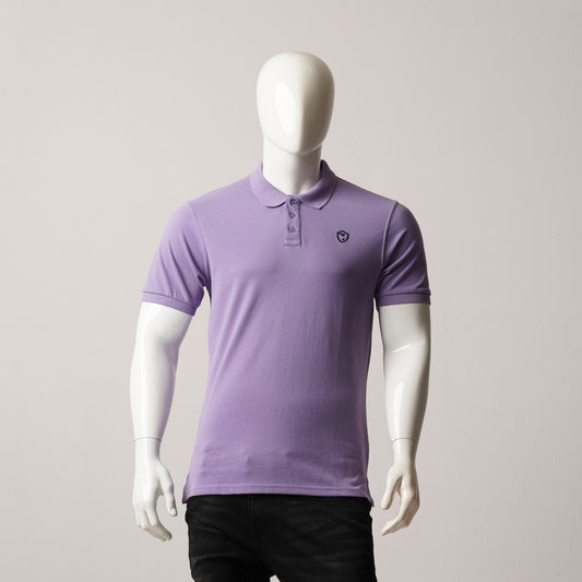 Mens Lavender Polo