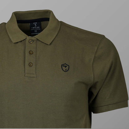 Mens Forest Green Polo