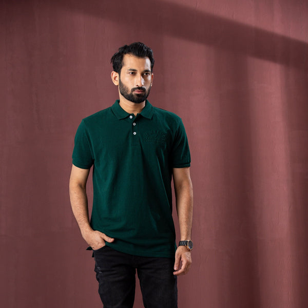 MENS POLO-GREEN