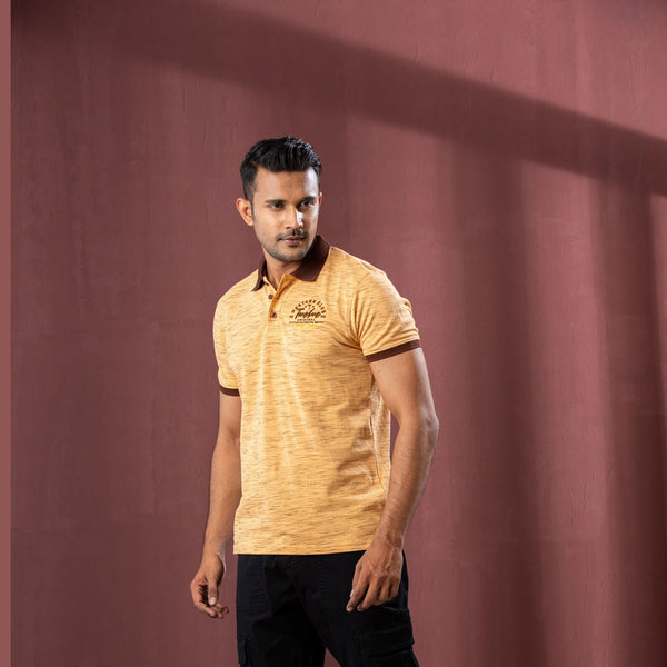 MENS POLO-BEIGE