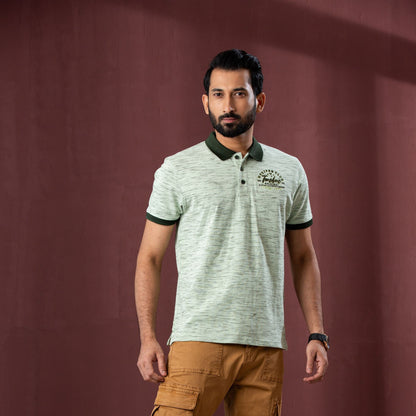 Mens Green Polo