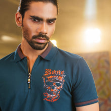 Load image into Gallery viewer, MENS POLO-PETROL BLUE
