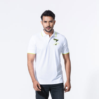 Mens White Polo