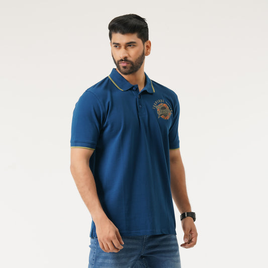 Mens Navy Polo Shirt