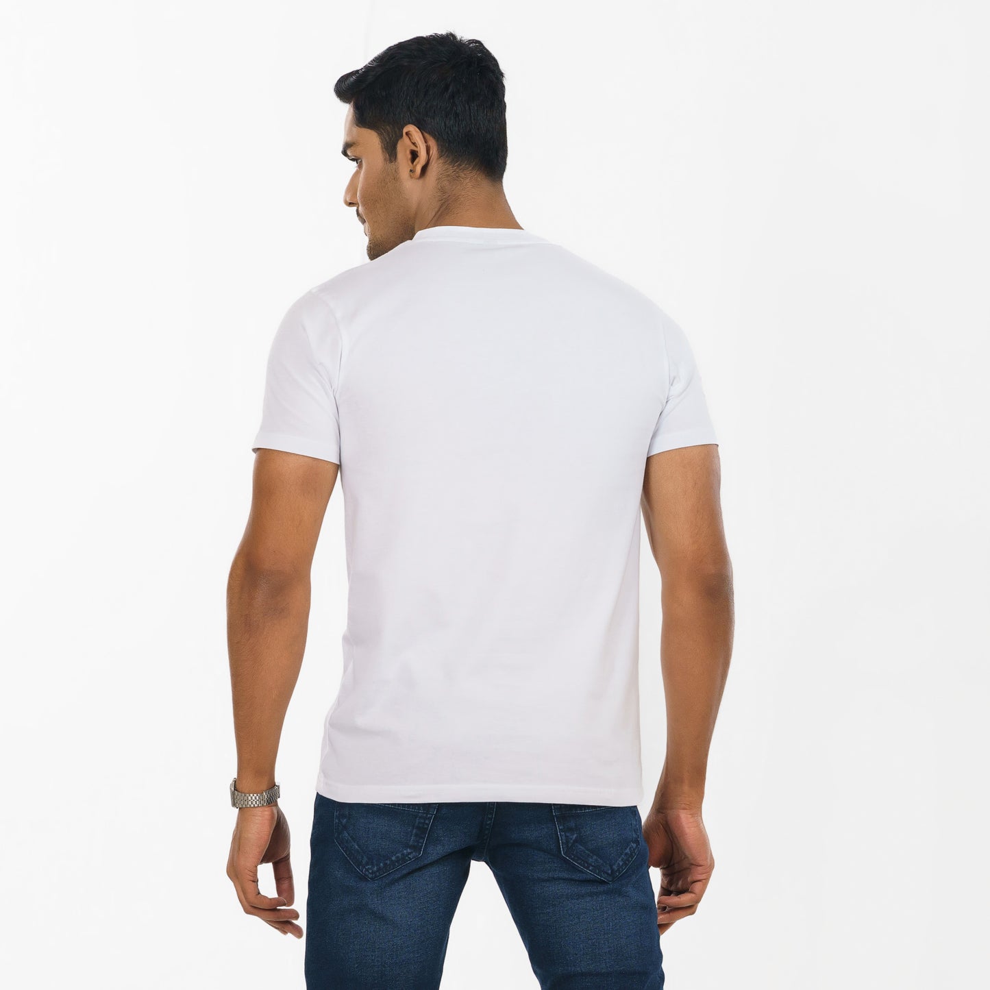 Mens White Casual T-Shirt