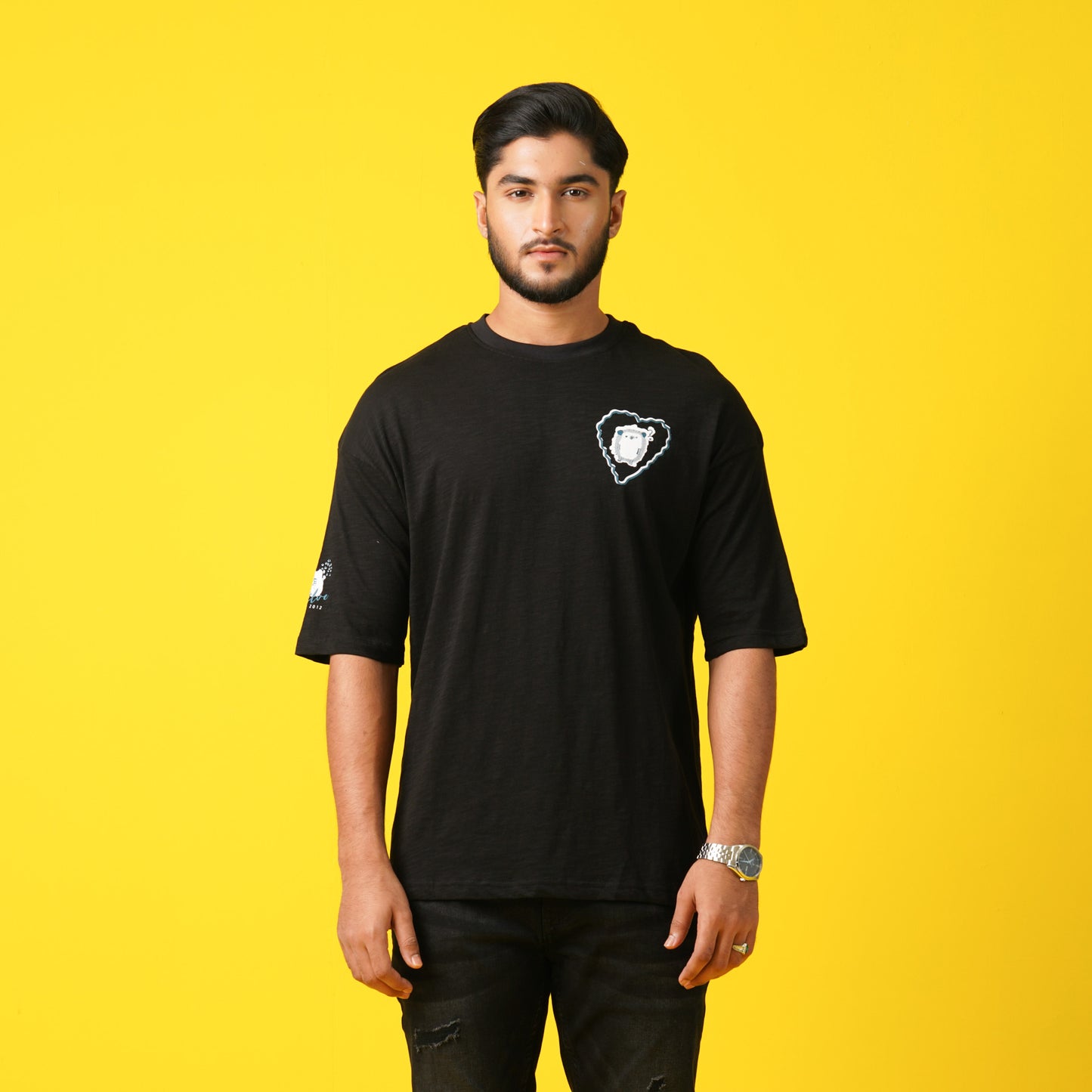 Mens T- Shirt-Black