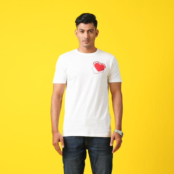 MENS T- SHIRT-WHITE