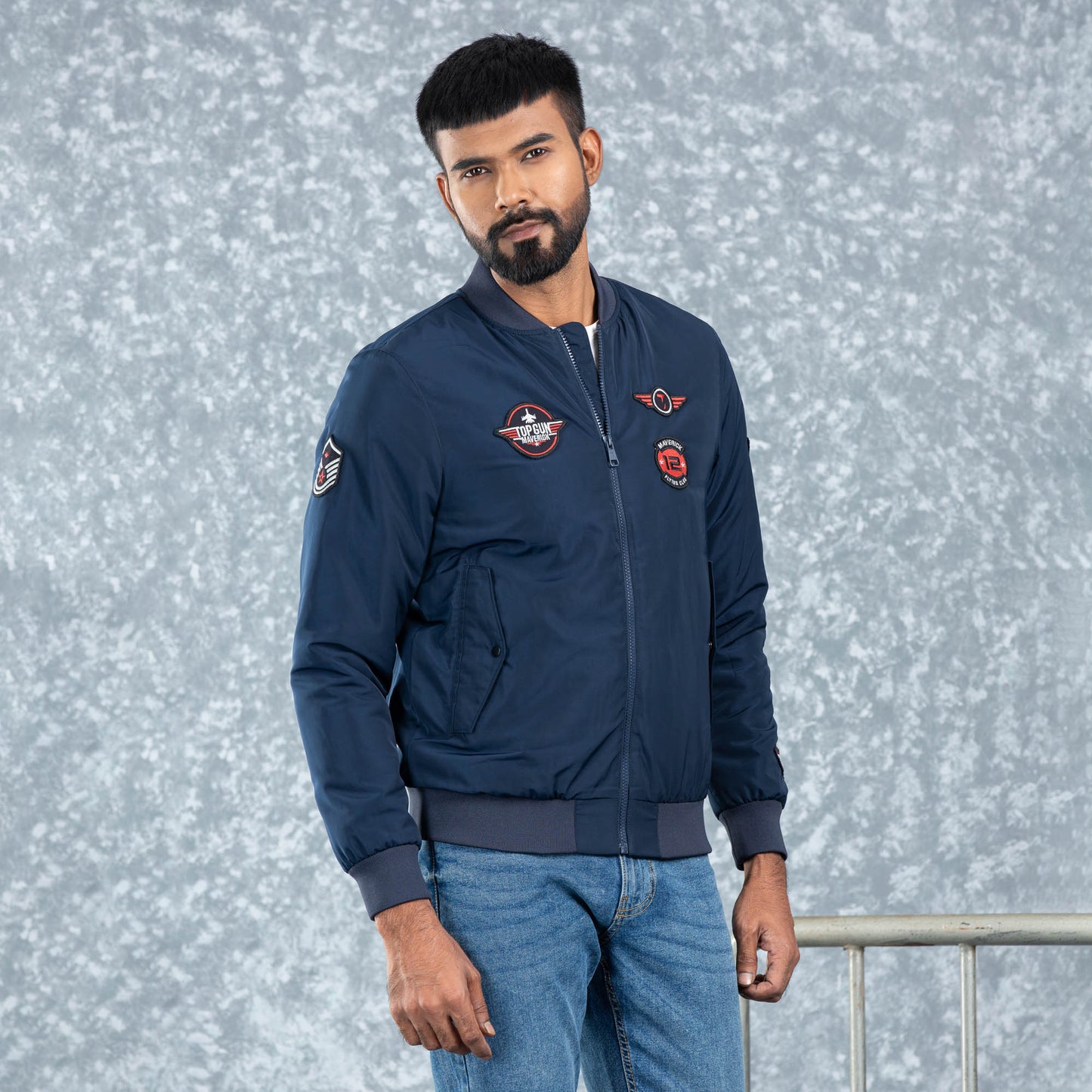 Mens Bomber Navy