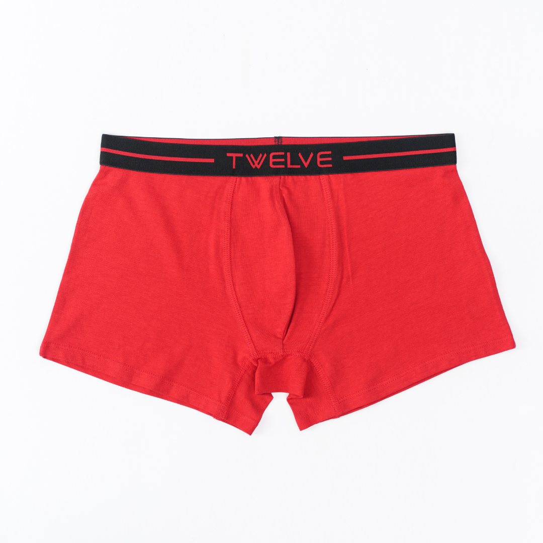 Mens Boxer- Red & Black