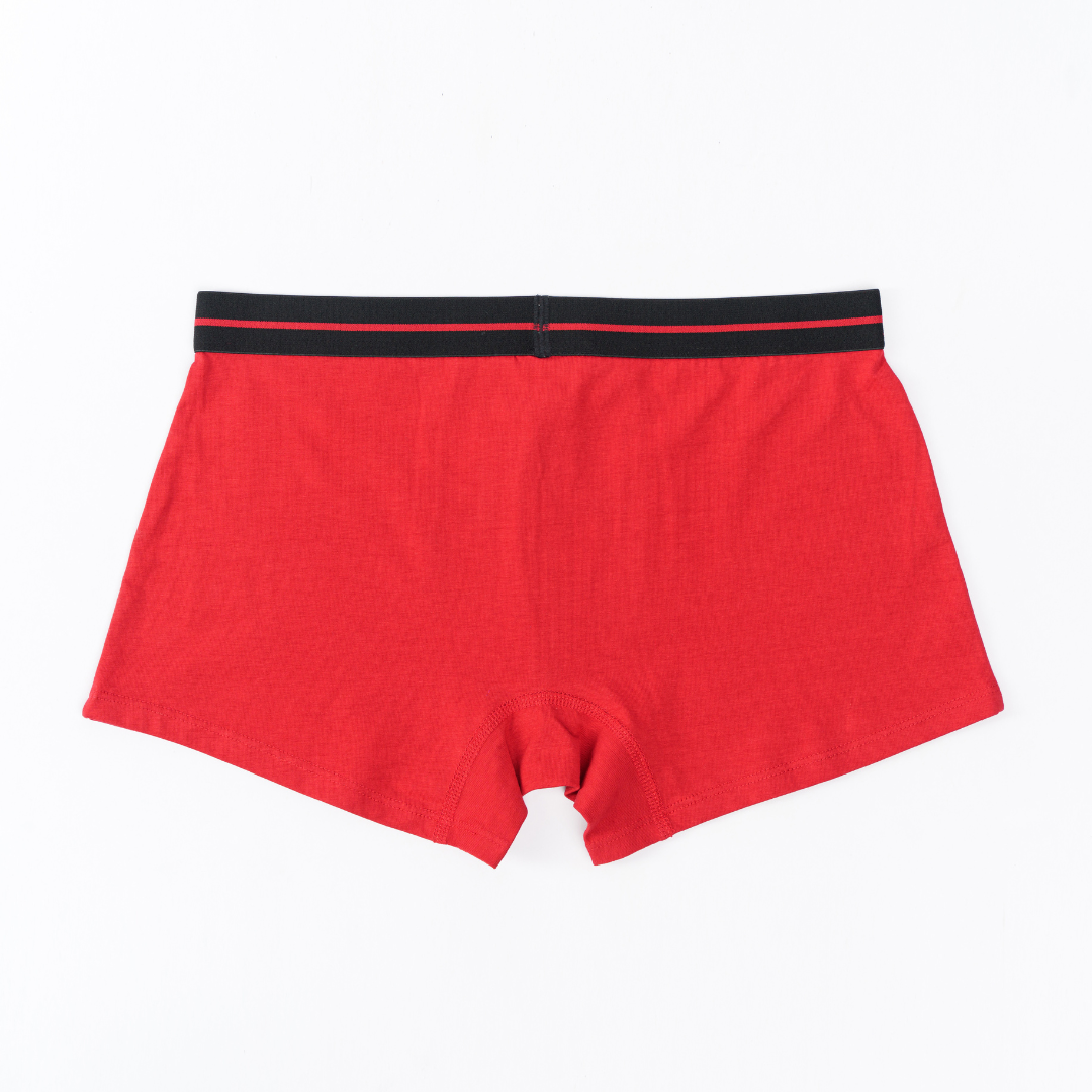 Mens Boxer- Red & Black